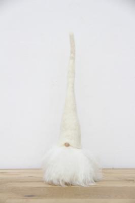 北欧　ゴットランドシープ　ぬいぐるみ　トムテ　スモール　ホワイトハット