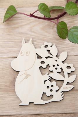 ムーミン　木製コースター　ムーミン