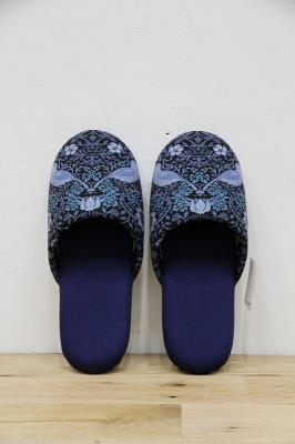 いちご泥棒ソフトスリッパ　日本製　ウィリアム・モリス