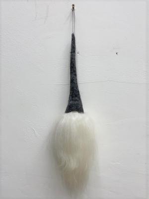 北欧　トムテ　長ひげ　Long　beard　グレーハット　ホワイトヘア