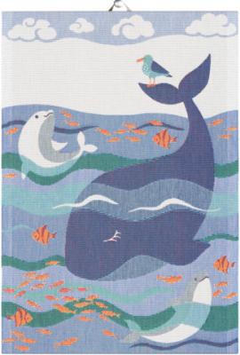 キッチンタオル　TOWEL　WHALE　35×50
