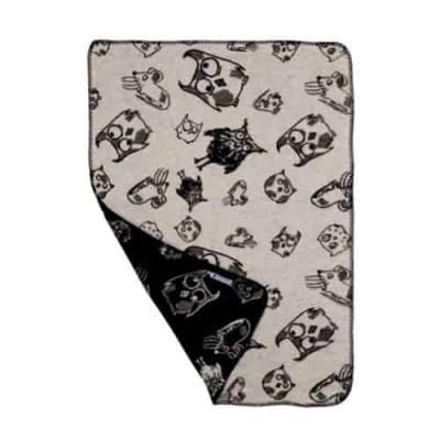 コットンブランケット　PREDATOR　120×150
　ブラック　北欧スウェーデン