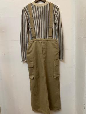 モールスキンサスペンダーカーゴスカート　JL233K06　ジョンブル