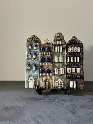 リサラーソン　陶板　VAGGPLATTOR　GAMLASTAN　ガムラスタン　ヴィンテージ　1963年