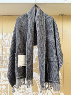 ラプアンカンクリ　ポケット付きショール　MARIA　Pocket　Shawl　3/black-gray