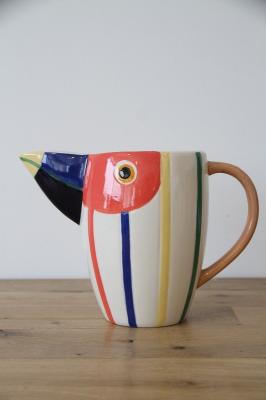 ピッチャー　トリ　Pitcher　bird　16cm　ドイツ雑貨