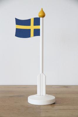 フラッグオブジェ　スウェーデン　H24cm