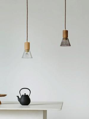 ペンダントライト　ミーサ　LED電球付　グレー