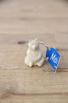 白くまキーホルダー