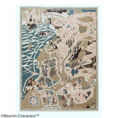 ラグマット　ムーミン谷の景色
