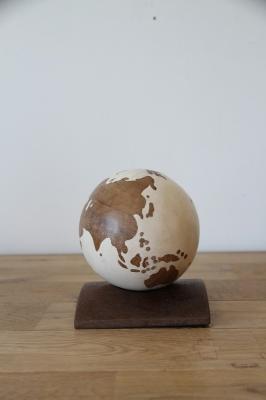 地球儀　木製　ヴィンテージ