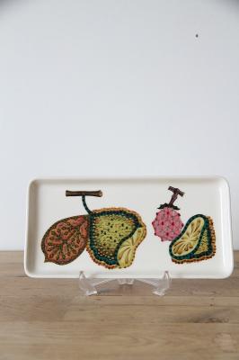 スクエアプレート　タイカサト　12x24㎝