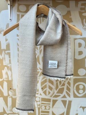 ラプアンカンクリ　マフラー　VIIRU　stole　35x170cm+fringes　2/beige