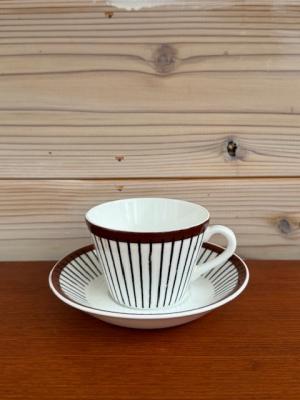 スティグ・リンドベリ　カップ＆ソーサー　Spisa　Ribb　1955年