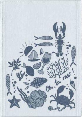 キッチンタオル　TOWEL　OH　LA　MER!　35×50